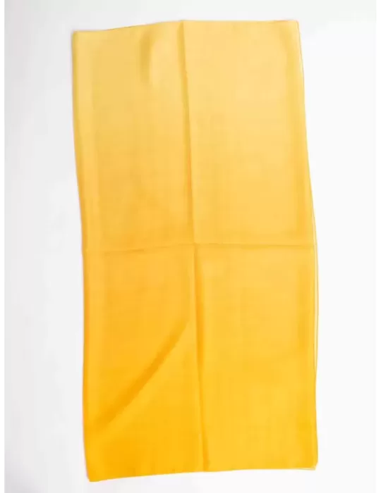 Yellow blended formal silk scarf shawl beach robe sarong