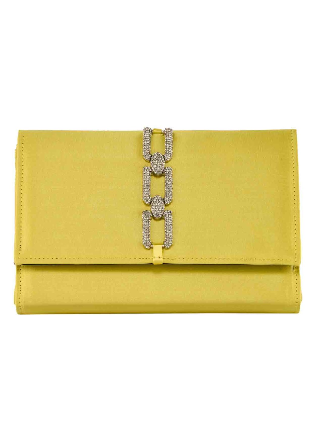 Lime yellow silk purse...