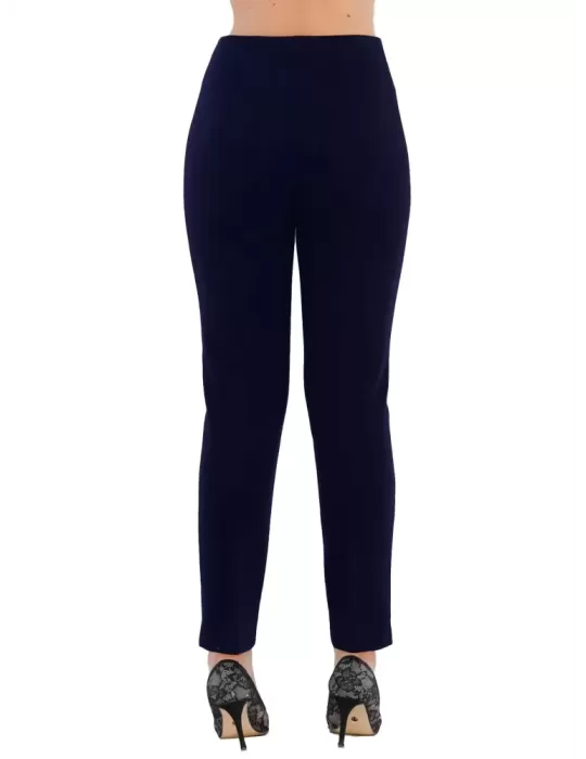 Aldo Colombo Online | Pantaloni in jersey di lana punto Milano