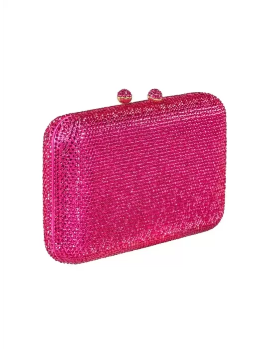 Crystal silk purse jewel bag with rhinestones | Anna Cecere aca0154