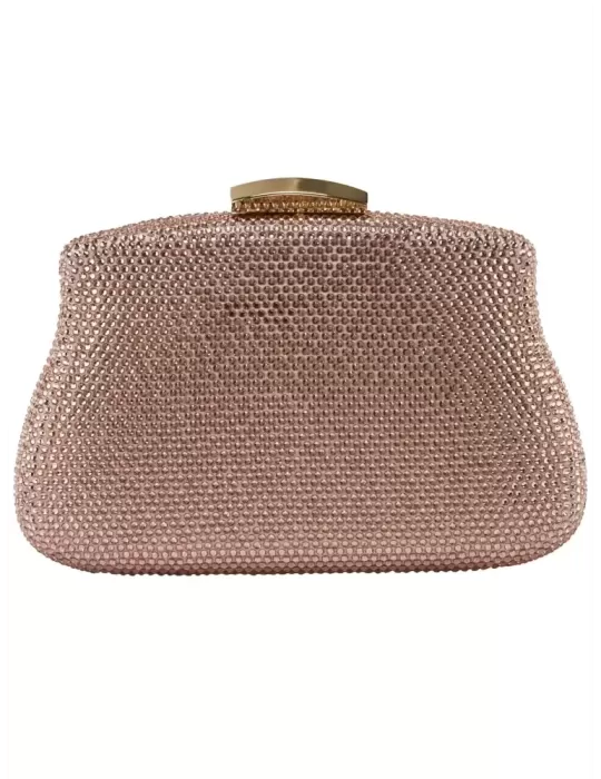 Anna Cecere bags | Borsa gioiello strass rosa cipria forma barocca aca643 Anna Cecere bags | Borsa gioiello strass rosa cipria forma barocca aca643