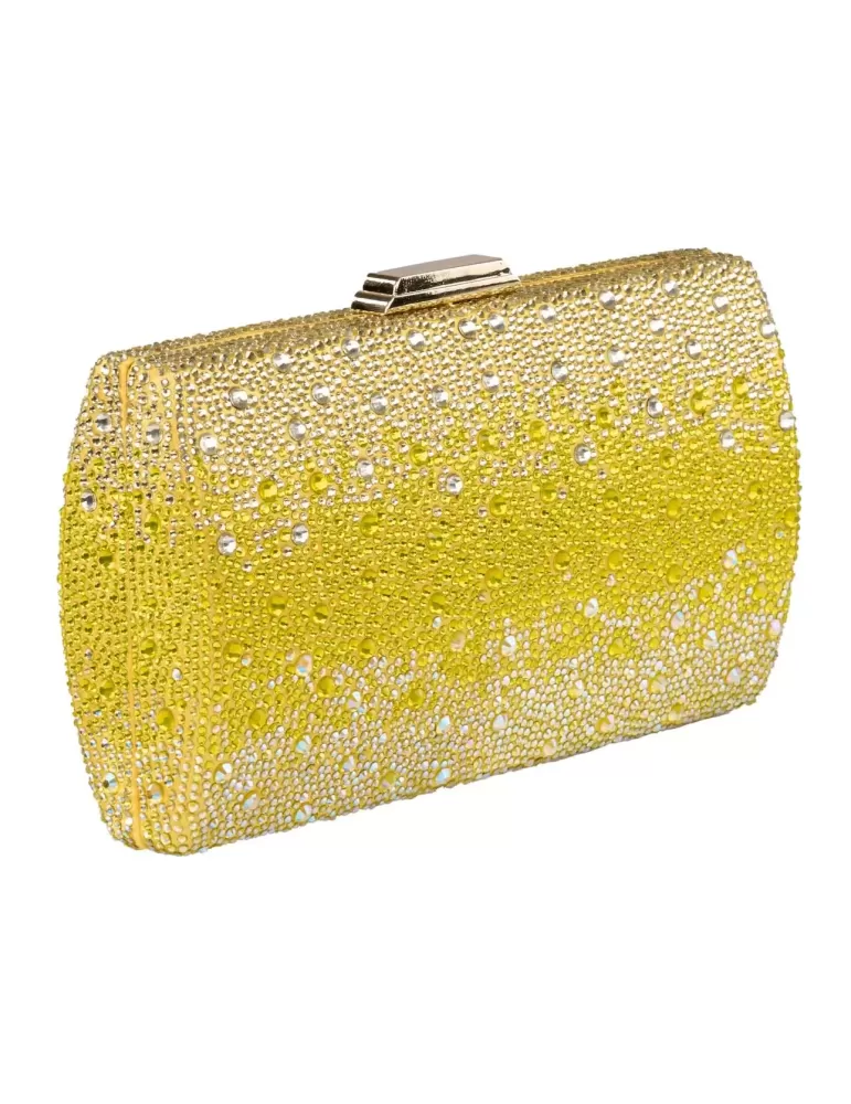 Yellow shadows lavish purse crystal jewel bag | Anna Cecere aca629