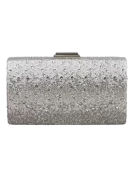 Anna Cecere bags | Borsa gioiello strass sfumati bianco argento aca629 Anna Cecere bags | Borsa gioiello strass sfumati bianco argento aca629