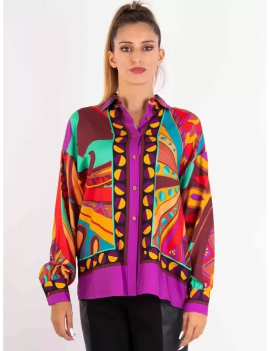 Zanetti 1965 online | Camicia satin viscosa fantasia hippie fino tg 52 Zanetti 1965 online | Camicia satin viscosa fantasia hippie fino tg 52
