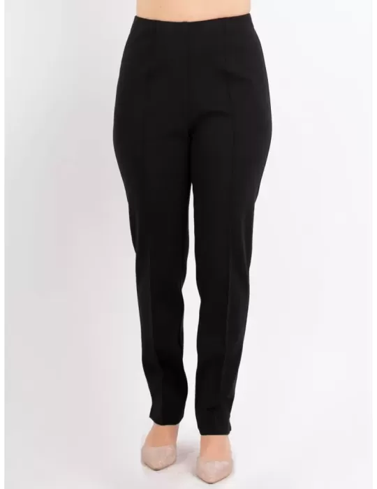 Aldo Colombo - Online Pantaloni neri pura lana punto stoffa Aldo Colombo - Online Pantaloni neri pura lana punto stoffa