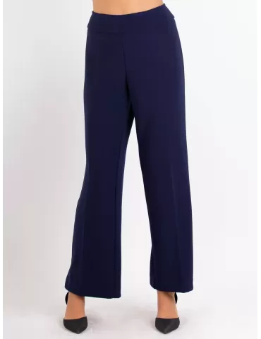 Pantaloni palazzo blu con...