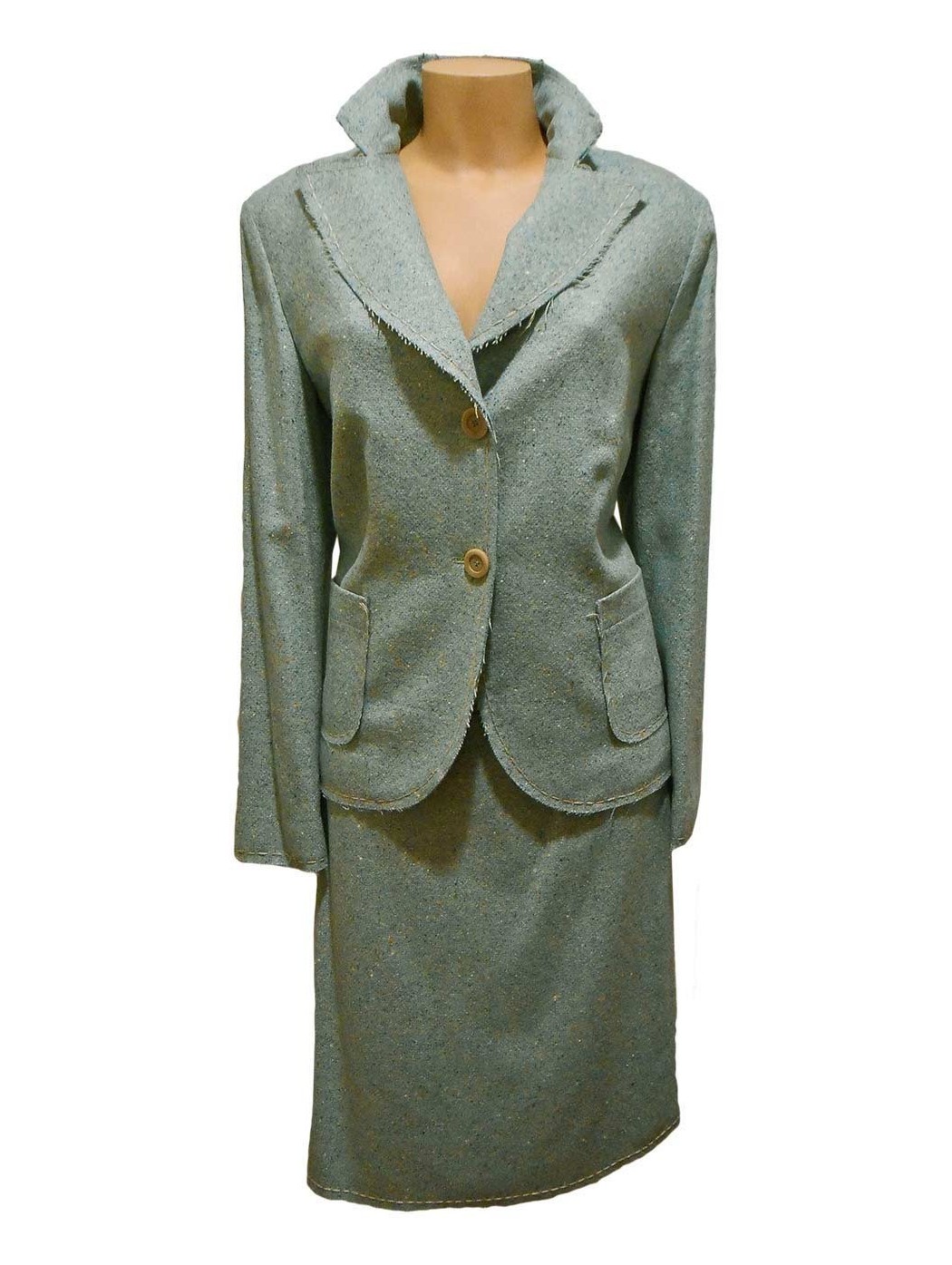 Wolle Tweed Anzug Gui