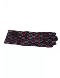 Bottega de Guanto | Red and blue pattern velvet gloves for ladies