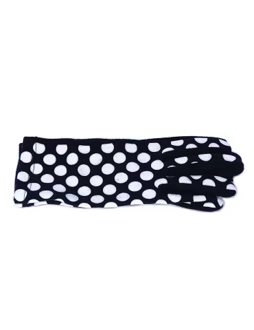 White polka dots pattern...