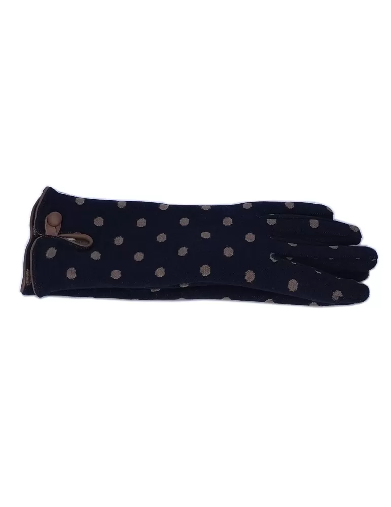 Bottega del Guanto | Cotton gloves cashmere lining and leather profile Bottega del Guanto | Cotton gloves cashmere lining and leather profile