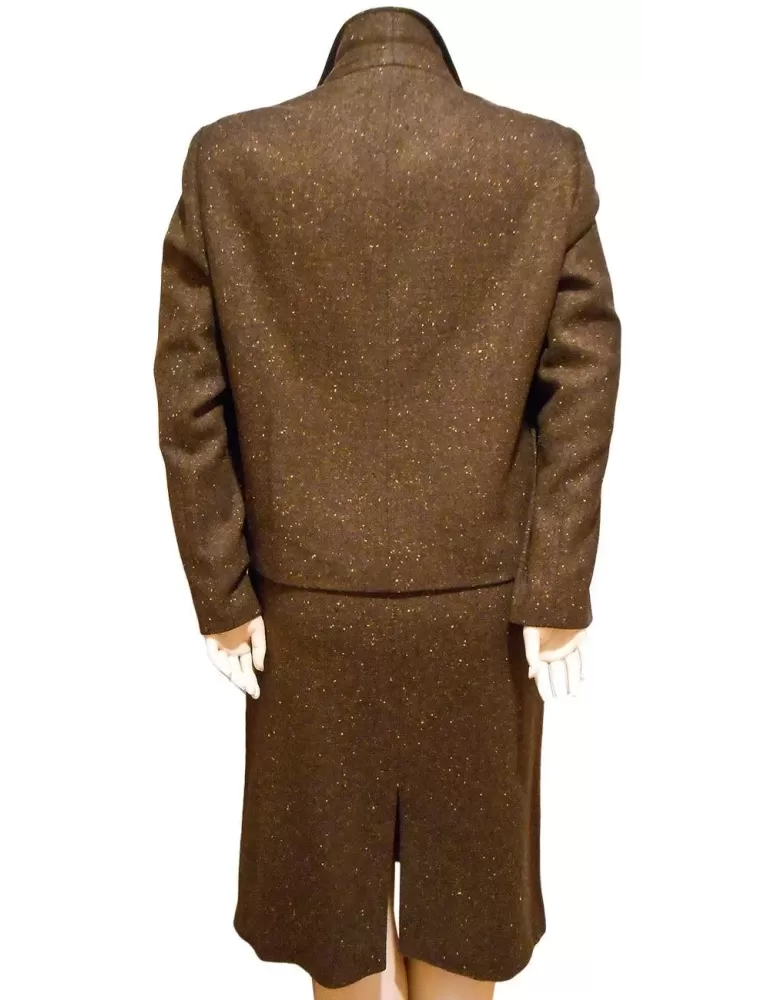 Online sale Brown tweed suit
