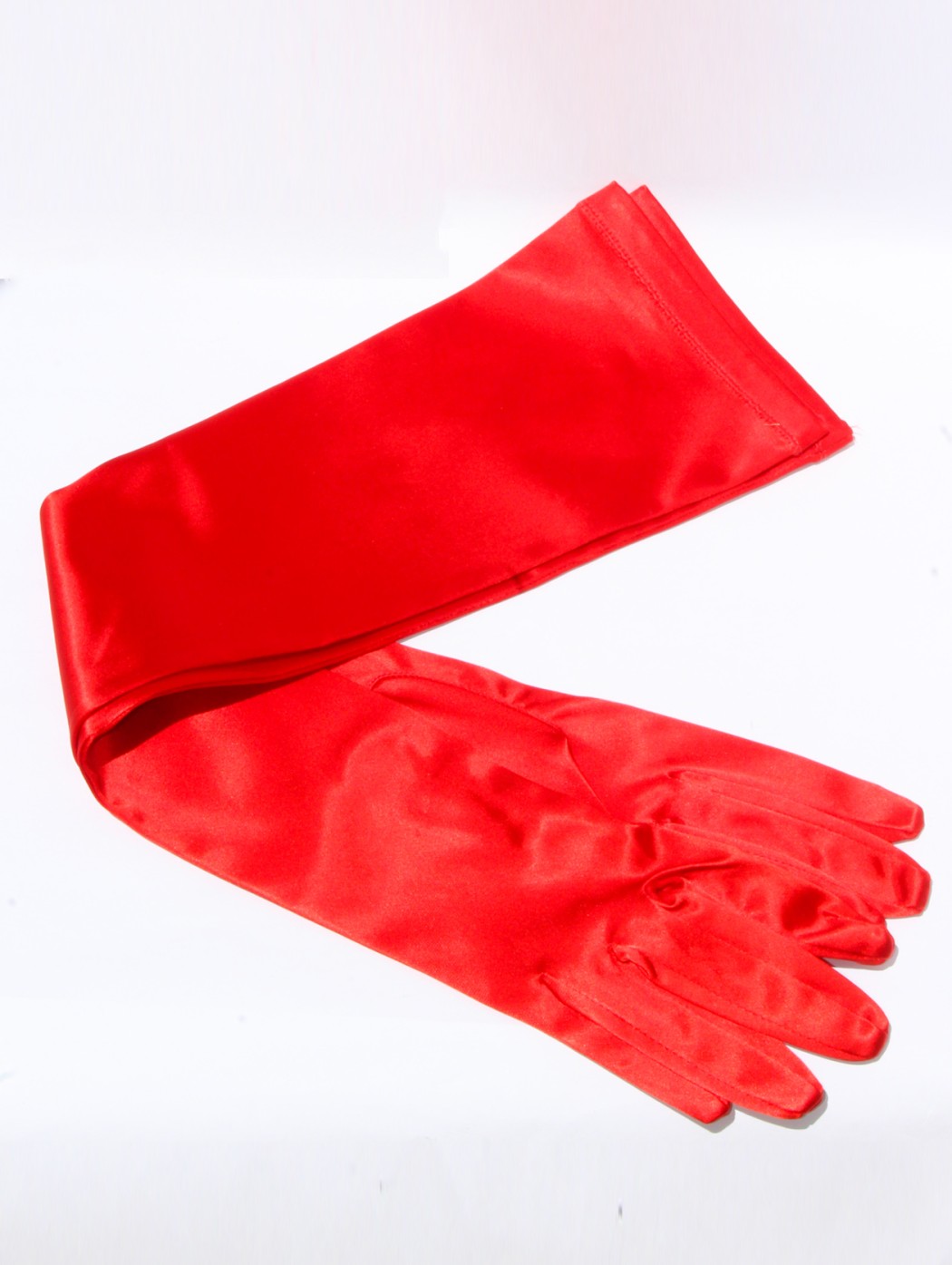 Silk and cotton satin red...
