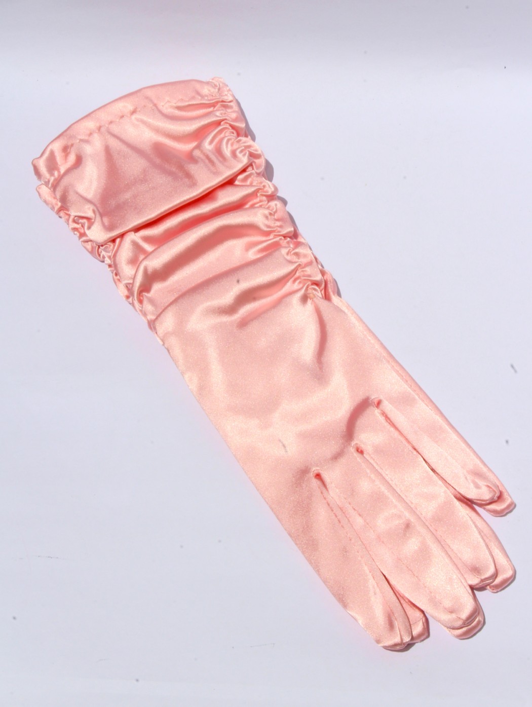 Pink formal draped silk...
