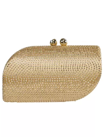 Anna Cecere lilac pink studs formal jewel bag aca644