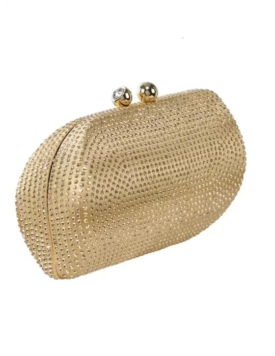 Anna Cecere lilac pink studs formal jewel bag aca644