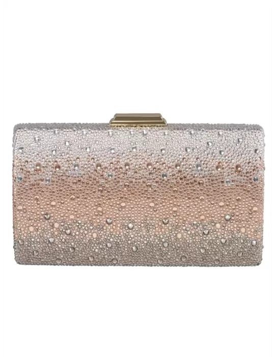Anna Cecere bags | Borsa gioiello rosa e argento strass iridescenti aca629 Anna Cecere bags | Borsa gioiello rosa e argento strass iridescenti aca629
