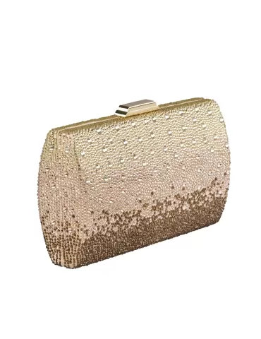 Bronze golden shadows lavish purse crystal jewel bag | Anna Cecere aca629 2