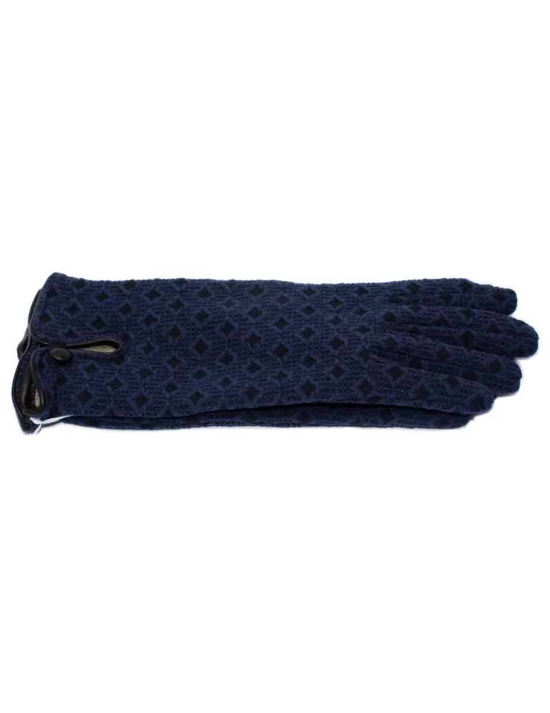 Bottega del Guanto | Cotton gloves cashmere lining and leather profile Bottega del Guanto | Cotton gloves cashmere lining and leather profile