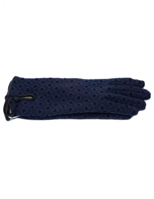 Bottega del Guanto | Cotton gloves cashmere lining and leather profile Bottega del Guanto | Cotton gloves cashmere lining and leather profile