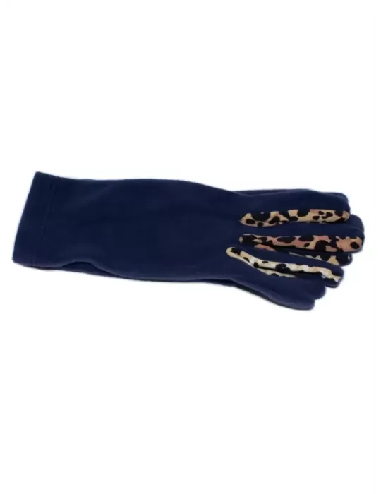 Bottega del Guanto | Red Animal printed fingers pile gloves Bottega del Guanto | Red Animal printed fingers pile gloves