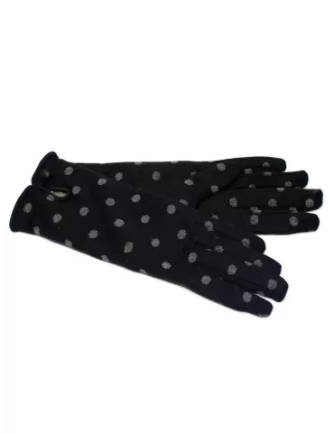 Bottega del Guanto | Cotton gloves cashmere lining and leather profile 2