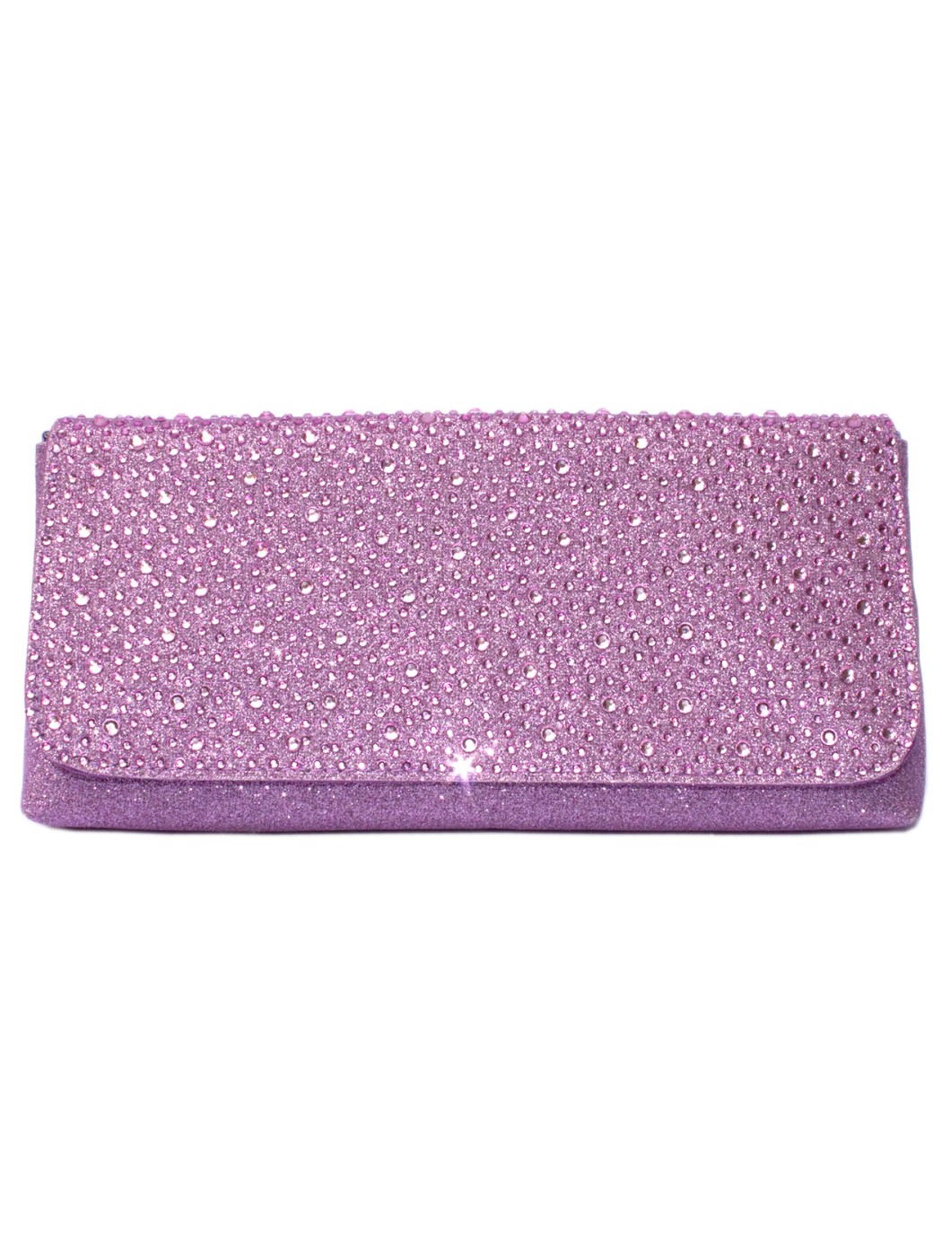 Lurex pink silk purse jewel...