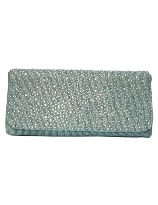 Fuchsia silk purse jewel bag with iridescent rhinestones | Anna Cecere aca0154 Fuchsia silk purse jewel bag with iridescent rhinestones | Anna Cecere aca0154