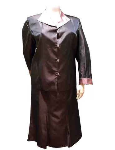 Atian organza skirt suit