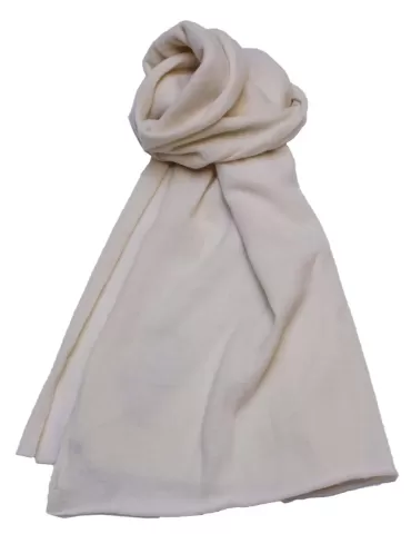 Musetti wool and cashmere plain brown tricot scarf 2