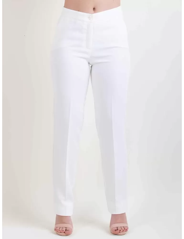 Paz Torras 2024 | White tuxedo jacket with trousers two piece suit