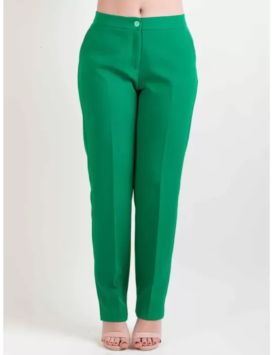 Paz Torras 2024 | green tuxedo jacket with trousers suit for women
