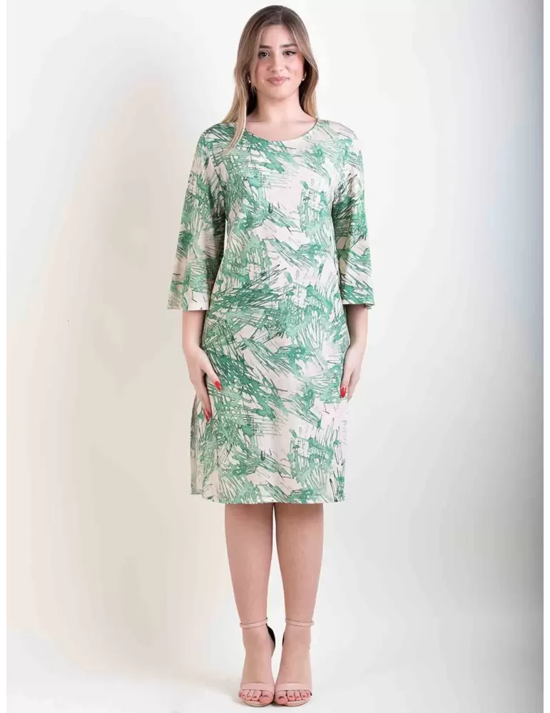 Frida Madè green sheath tunic summer dress Frida Madè green sheath tunic summer dress