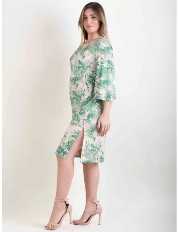 Frida Madè green sheath tunic summer dress 2