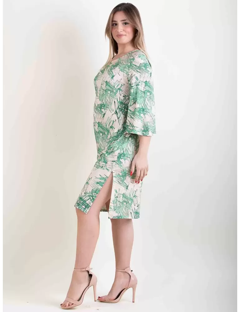 Frida Madè green sheath tunic summer dress