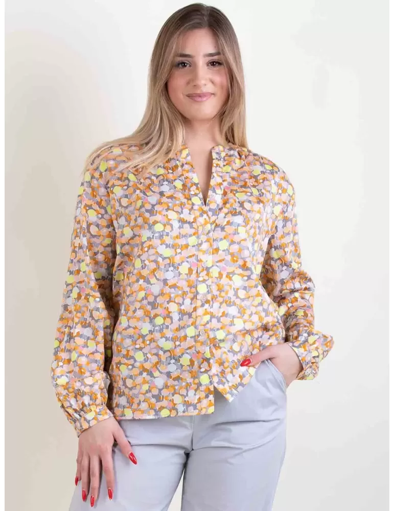 Amethist Abbigliamento Donna | Camicia mussola di cotone fino tg 52 Amethist Abbigliamento Donna | Camicia mussola di cotone fino tg 52