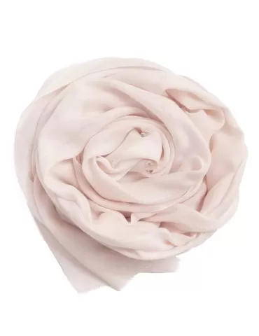 Nicki Colombo 2024 | Sciarpa stola pashmina misto cashmere rosa cipria 2