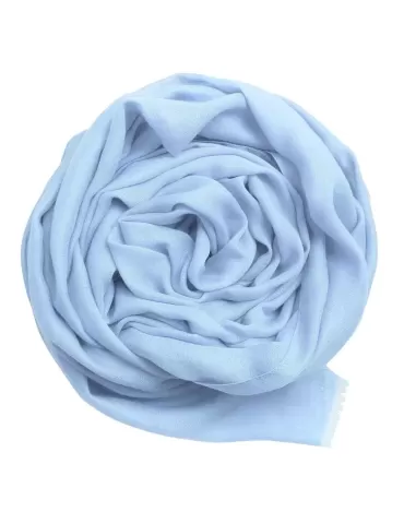 Nicki Colombo 2024 | Sciarpa stola pashmina misto cashmere celeste 2