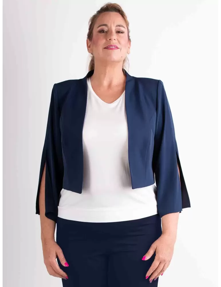 Vendita online Giacca corta bolero raso mikado Sonia Pena 1240103 Vendita online Giacca corta bolero raso mikado Sonia Pena 1240103