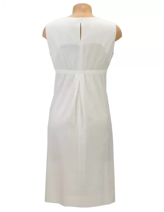 Paz Torras 2024 | Light blue viscose sleeveless long summer dress