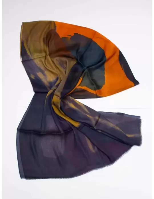 Nicki Colombo 2024 | Sciarpa maxi stola pashmina sfumature sul coccio