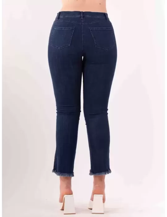 Volpato Abbigliamento donna | Pantaloni blu jeans a zampa fino alla 58