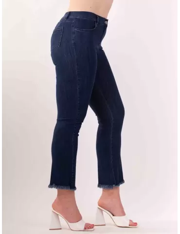 Volpato Italy bodycon dark blue push-up jeans trousers 2