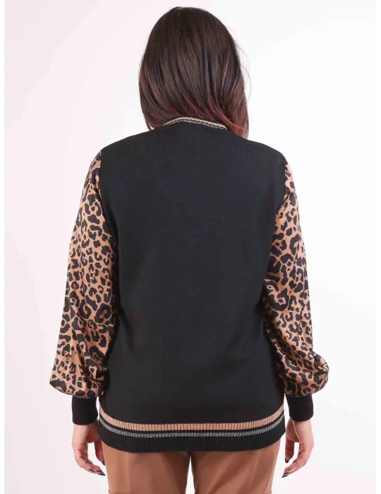 Piero Moretti | Twinset bomber maculato lana e seta fino alla tg 56