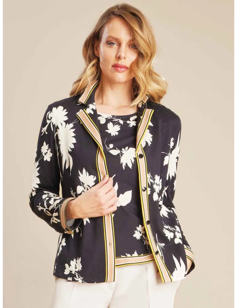 Piero Moretti F/W 2024-25  | Black and white formal two pieces twinset