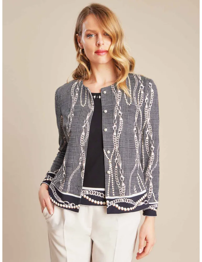 Piero Moretti black and white printed two pieces twinset Piero Moretti black and white printed two pieces twinset