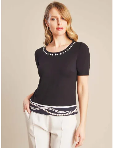 Piero Moretti F/W 2024-25  | Black and white formal two pieces twinset 2