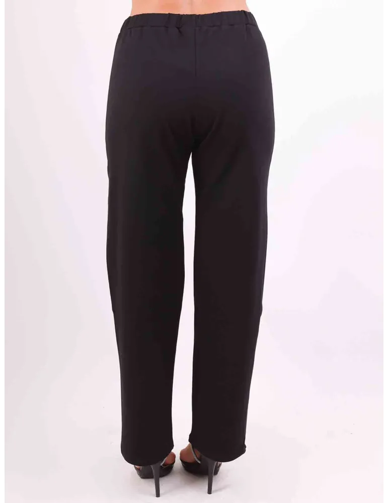 Mercuriali black and gold hoodie tracksuit with rhinestones