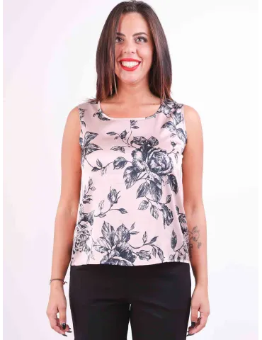 Twinset seta rosa con pizzo nero Francesca Mercuriali fino alla tg 60 2