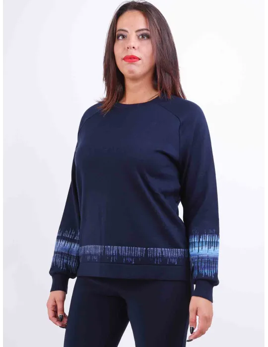 Aldo Colombo Italian knitwear | Dark blue fine merino wool sweater Aldo Colombo Italian knitwear | Dark blue fine merino wool sweater