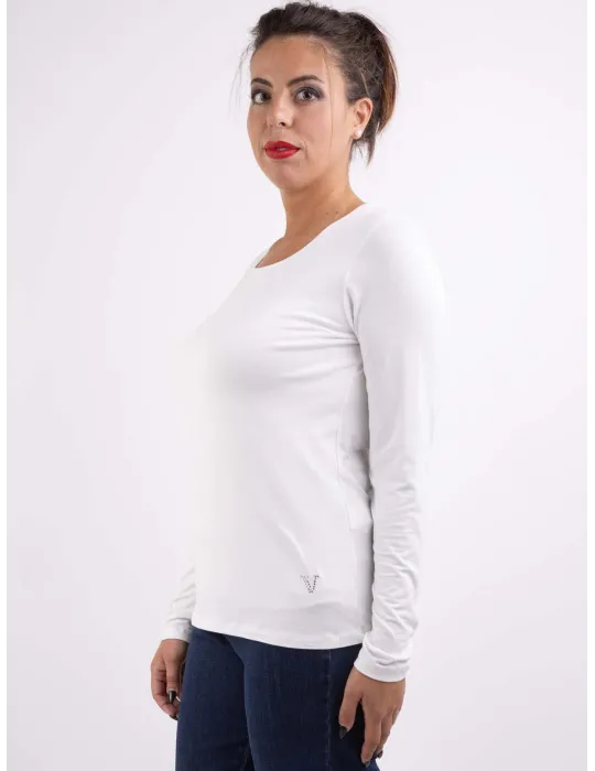 Volpato Italy milky white long sleeves blouse t-shirt